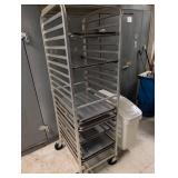 Stainless Steel Bakery Rack With Sheet Pans