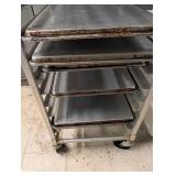 Stainless Steel Bakery Rack With Sheet Pans