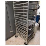 Stainless Steel Bakery Rack With Sheet Pans