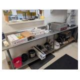 Stainless Steel Commercial Prep Table (Table Only)