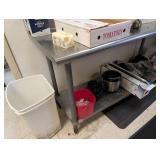 Stainless Steel Commercial Prep Table (Table Only)