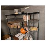Chrome Wire Shelving Unit 5-Shelf