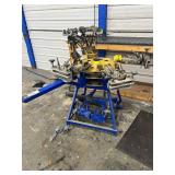 Commercial Manual Rotary Screen Printing Press – Multi-Color Multi-Station T-Shirt Printing Carousel