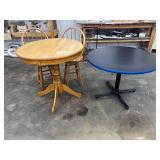 Wood Table With 2 Chairs + Table