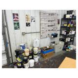 Large lot of Ink - Bins - Shelf And all Misc.