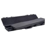 $120 MEIJIA Portable Waterproof All Weather Hard Rifle Case,Soft Handle Grip,Customizable Fit Foam Inserted,without wheels,Black