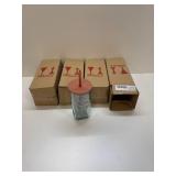 4 PACK Starbucks 2024 Terracotta Brown Recycled Triangle Glass Cold Cup Limited Edition