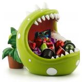 Piranha Plant Large Candy Bowl For Candy Dish Key Bowl Decorative Bowl Home Decorations Indoor Big Mouth Plant (Green, Midium)