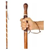Vive Wooden Walking Stick - Willow Cane for Seniors Hiking & Balance - Heavy Duty Carved Twisted Wood Sticks for Men & Women - Stylish Support Pole for Outdoor Trekking & Weight Bearing