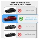 Roof Sunshade for Tesla Model Y Juniper 2026, Upgraded Sag-Free Sunroof Shade Roof Sun Shades for New Model Y Juniper Accessories Heat Insulation/Reflection 16Pcs Clips