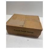 Heat Lamp for Food, with Two 250W Bulbs for Fast and Even Heating, Food Heat Lamp with Adjustable Height Stand, Commercial Food Warmer Lamp for Home, Fast Food Restaurant, Buffet, Bakery Silver