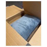 Lumbar Support Pillow for Recliner,Large Memory Foam Back Support Cushion for Sofa & Gaming Chair, Ergonomic Backrest Pillow for Elderly, Comfortable Couch Cushion with Machine Washable Cover,Gray