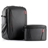 $220 PGYTECH OneMo 2 25L-33L Camera Backpack with Shoulder Bag for Photographers, Waterproof Large Camera Bag for Canon/Nikon/Sony/dji Drone/Laptop/Tripod, Black