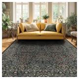 8x10 Rugs for Living Room Washable Green Area Rug Rugs for Bedroom
