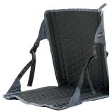 Crazy Creek HEX 2.0 Original Chair for Camping, Stadium Seating & More, Comfort on All Terrains, Adjustable Straps, Compact Design, Water-Resistant,Cobalt/Slate