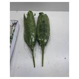FOREST PRINCE 35" Ferns Artificial Bush Plants Large, 2 Artificial Boston Ferns with 39 Fronds for Outdoors Home Decor