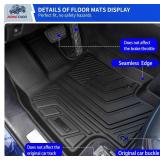 $120 Rongtaod Floor Mat Compatible with 2020-2025 2026 Toyota Highlander Trunk Mat Cargo Mat Cargo Liner Back Seat Cover Floor Liner 2024 Highlander Accessories (Trunk Mat with Backrest Mat+Floor Mats