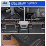 $120 Rongtaod Floor Mat Compatible with 2020-2025 2026 Toyota Highlander Trunk Mat Cargo Mat Cargo Liner Back Seat Cover Floor Liner 2024 Highlander Accessories (Trunk Mat with Backrest Mat+Floor Mats
