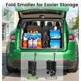 Blomoba Collapsible Wagon Cart, Flexible Handle, Portable Collapsible Wagon with All-Terrain Wheels 360  Rotation, 220LBS Heavy Duty Utility Cart for Garden Camping Grocery Sports Shopping Beach