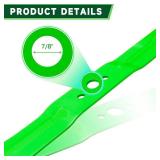 42" Deck Mower Blades Fit for EGO Power+ ZT4204L E6 Z42 Z6 Zero Turn Riding Mower Replaces OEM AB4200D 2 Pack