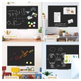 JILoffice Magnetic Chalkboard/Black Board 48 x 36 Inch, Black Aluminum Frame Board with Marker Tray for Office Home and School