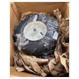 13x5.00-6" Tiller Tire and Wheel, 3/4" Axle Size 13x5.00-6 Tiller Tires Compatible with Troy-Bilt, Craftsman, Garden Tractor, Trencher, Tillers Replacement Tire, 3-1/8" Centered Hub, 2 Pack