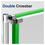$263 EMART Backdrop Stand Heavy Duty 10x10Ft, Double Crossbar Pipe and Drape Photo Background Support Kit, Adjustable Metal Frame with Flat Base for Wedding Birthday Party Decoration