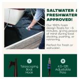 EVERSPROUT Telescoping Boat Hook | Floats, Scratch-Resistant, Sturdy Design | Durable & Lightweight, 3-Stage Anodized Aluminum Pole | Threaded End for Boating Accessories