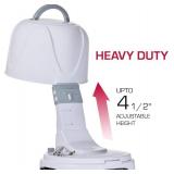 Red by Kiss 3000 Ceramic Tourmaline Professional Hood Dryer, 4 Heat Settings Blow Dryer for Home & Salon, Height Adjustable Convenient Big Hood Size Extra Coverage (1875 Wattage)