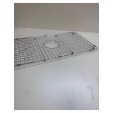 Sink Grid 26" X 14 1/16", Kitchen Sink Grid, Sink Protectors for Kitchen Sinks, Stainless Steel Material, Sink Bottom Grid with Rear Drain for Single Bowl (26" X 14 1/16")