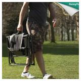 SUNNYFEEL Camping Directors Chair, Heavy Duty,Oversized Portable Folding Chair with Side Table, Pocket for Beach, Fishing,Trip,Picnic,Lawn,Concert Outdoor Foldable Camp Chairs