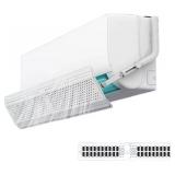 Adjustable AC Air Flow Deflector, Air Conditioner Deflector, Mini Split Vent Deflector, Anti-Direct Blowing Shield for Wall-Mounted Air Conditioners