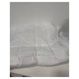 KAYFIA Full Mattress Topper,Extra Thick Mattress Pad Cover for Deep Sleep,3D+7D Snow Down Alternative Fill Overfilled Plush Pillow Top with 8-23 Inch Deep Pocket-White