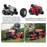 15x6.00-6 Lawn Mower Tire and Wheel Front Tire Compatible with John Deere Craftsman Husqvarna Riding Mowers Lawn Tractors