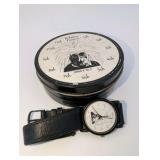 1992 "Relative Time" novelty watch featuring a caricature of Albert Einstein|Working, New Battery