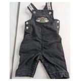 TV Show Friends Central Perk 3 Month Baby Outfit Black Overalls