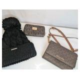 Michael Kors Lot, Jetsetter Handbag, Wallet, Beanie