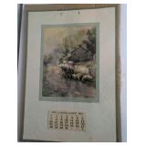 1923 Vintage Calendar, Home—Our Greatest Heritage Artwork