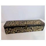 Vintage Wooden Trinket Box, Made in India