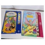 2 Vintage Golden Sound Story Books, Works, New Batteries|Disney Dumbo, Wizard of Oz
