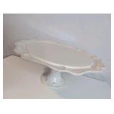 Juliska Berry & Thread whitewash ceramic cake stand