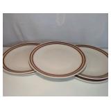 5 Pink with Gold Rim Fishs Eddy,West Elm collab Plates