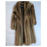 Vintage Full Length Raccoon Fur Coat, Cedrics