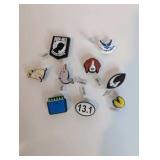 Croc charm lot of 9