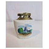 Vintage Washington DC ceramic table lighter