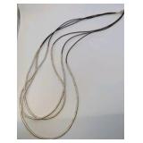 Vintage Silpada liquid sterling silver necklace and bracelet set