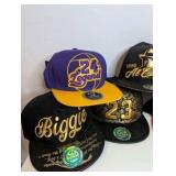 New, Snapback Baseball Hat Lot of 7, Flat bill Cap
