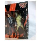 NIB 1998 McFarlane Toys The X-Files 3-pack,Agents Fox Mulder, Dana Scully, and an Attack Alien