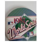 Vintage 1987 World Series commemorative pin