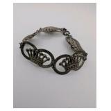 Vintage Sterling Silver bracelet, crown